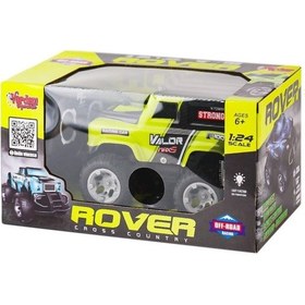 Resim Mey İthalat Syr-666-842-3-4-5-6-7 Kumandalı Şarjlı Rover Off Road Işıklı Araba 1:24 -vardem Oyuncak Kırmızı 