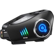 Resim Otto Plus Q28 Uyumlu Motosiklet Kask Bluetooth Kulaklık 1080P Kamera Intercom Kulaklık Su Geçirmez Intercom 