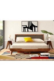 Resim Genel Markalar Anka Doğal Masif Ahşap Başlıklı Karyola 