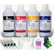Resim Forprint Canon Uyumlu Mürekkep Seti 4x1000ml 4 Renk 