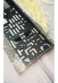 Resim Oasis Life Gümüş Taşlı Plakalık Oto Plakalık 