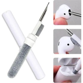 Resim Coverzone Bluetooth Kulaklık 3. Nesil 3x5 Muadil Kablosuz Kulaklık Kutusu ve Şarj Kablosu Dahil ve Silikon Kılıf + Kulaklık Temizleyici 