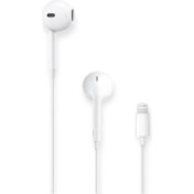 Resim Mena Rise Iphone Kulaklık, ile Uyumlu Earpods Mikrofonlu Kablolu Lightning Konnektörlü Torima YD21, Beyaz 