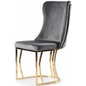 Resim Bera Luna Ayak Gamze Sandalye Gri 