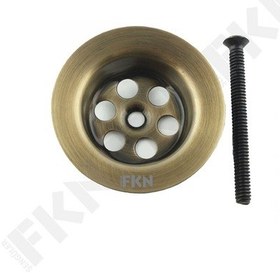 Resim Fkn Antik Lavabo Süzgeci Antik 