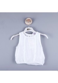 Resim Xo Kids P-003455 Nk 32615 Kız Danteli Bluz 6-36 Ay Ekru 