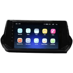 Resim Peugeot 2008 2020-2022 9 inç 6-128 GB PRO Android Carplay Multimedya 