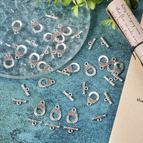 Resim 20 Takım Alaşım Toka, DIY Takı Yapımı İçin, Takı Malzemeleri 