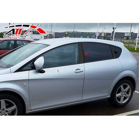 Resim ARD Pazarlama Seat Leon 2010 ve Sonrası Karbon Kapı Direği Kaplaması Cam Direği Şık Görünüm 4 Parça 