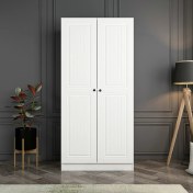 Resim Minar Kale 190 cm 2 Mebran Kapaklı Dolap - Beyaz 
