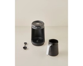 Resim English Home Tkm 6040 Sütlü Türk Kahvesi Makinesi Siyah-Krom 