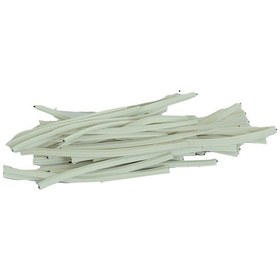 Resim Lokman Avm Bağlama Teli Tel Klips Pvc Kaplamalı Beyaz Takribi 500 Adetli 500 G 