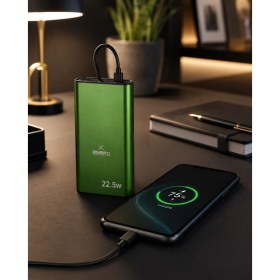 Resim Enerx ENR-P10MTK Powerbank 10000 Mah 22.5W Hızlı Şarj, Dahili Type-C Kablolu Yeni Nesil Metal Kasa Taşınabilir Şarj Cihazı 