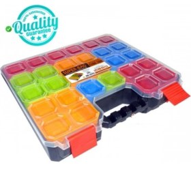 Resim Super-Bag Küp Organize Takım Çantası 300 Parça Renkli Plastik Malzemeden Üretilmiş 