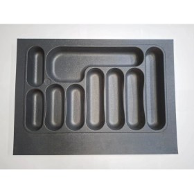 Resim Luxeco 76 x 49 Çekmece Içi Kaşıklık Antrasit 