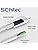 Resim ScHitec 6A 100W Type-C to Type-C Hızlı Data ve Süper Şarj Kablosu 3 Metre Beyaz SX30 