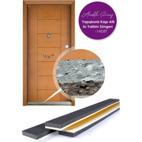 Resim NessiWorld Yapışkanlı Köpük Kapı Altı Isı Yalıtım Eşik Süngeri 