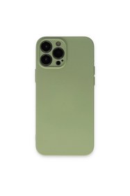 Resim artlab Art İphone 13 Pro Kılıf Nano İçi Kadife Silikon - Yeşil Lab 