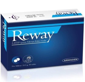 Resim Reway 5-HTP İçeren Takviye Edici Gıda 750 mg 30 Tablet 