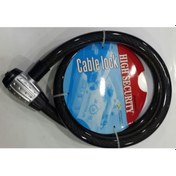 Resim Motorsiklet Halat Kilit 25 Mm Kalınlık 2 Metre Uzunluk Işıklı N11.1935 