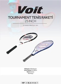 Resim Voit Tournament Pro Tenis Raketi 25 Inch Kırmızı 