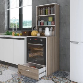 Resim Kenzlife ankastre fırın dolabı aybirgen crd 165*60*56 mutfak çekmeceli 