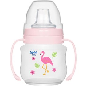 Resim Wee Baby PP Akıtmaz Alıştırma Bardağı - Pembe 125ml 