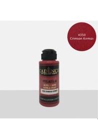 Resim Cadence Premıum 120 Ml 4350 Crimson Kırmızı Akrilik Boya 