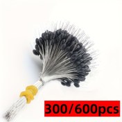 Resim 300/600 Kauçuk Boncuk Flotör Durdurucu - Sazan, Okyanus ve Sinek Olta Hatları için Dayanıklı - Siyah 