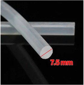 Resim NZB 10 ADET İnce Mum Silikon 7.5 mm Uzunluk 30 cm Çubuk Sıcak Silikon Hobi Eşya Maket Yapıştırma Silikon 