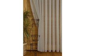 Resim MASSARELLİ KIRÇILLI KETEN TÜL MAVİ 1-2 SEYREK PİLE 400X260 
