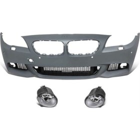 Resim Karva Çmk Bmw 5 Serisi F10 2010-2013 M Tech Ön Tampon (sis Lambası) +panjur 