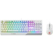 Resim sommeow Msı Vigor Gk30 Combo White Tr Klavye &amp; Mouse Set Beyaz 