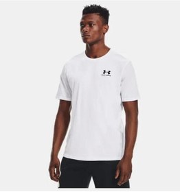 Resim Under Armour Sportstyle Left Chest Ss Erkek Tişört 1326799-100 