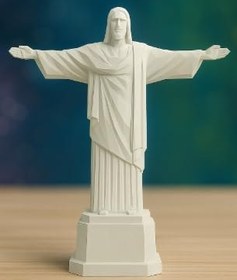 Resim HOUSETREND Dekoratif İsa - Dünyanın En Büyük Heykelleri serisi - Christ - The Greatest Statues of the World series (24cm) 