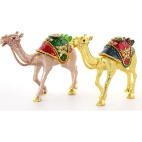 Resim Taşlı Tekli Deve Figürü Model 6 