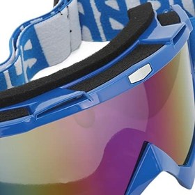 Resim SUNGOOYUE Motokros Gözlükleri, Ayarlanabilir Askılı ATV Gözlükleri Ve Motosiklet Sürme Kayak Snowboard Için Darbeye Dayanıklı PC Lensi 