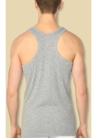 Resim Bonbonetti Erkek Gri 6'Lı Paket Pamuklu Ribana Sporcu Atleti Karışık Xl 