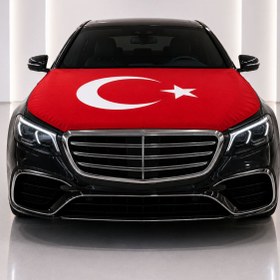 Resim MODA Türk Bayrağı Baskılı Kaput Bayrağı (120x160 cm ) 