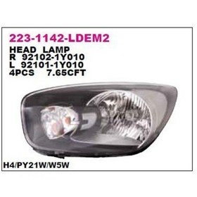 Resim Depo-223-1142l-ldem2 - On Far Sol- Elektrıklı Sıyah - Kıa: Pıca 