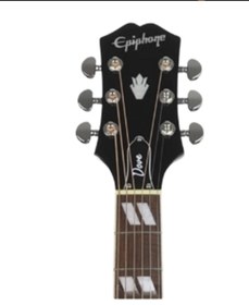Resim Epiphone Dove Studio Elektro Akustik Gitar (Trans Ebony) ' 