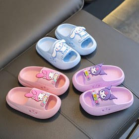 Resim Sanrio için for hello kitty kızlar için yumuşak EVA terlikler - Kaymaz hafif yazlık iç/dış mekan terlikleri sevimli çizgi film tasarımı ile, hafif pembe ve hafif mavi, gençler ve bebekler için mükemmel, iç terlikler | Eğlenceli tasarım | Kolay temizlik malzemesi, Sanrio 