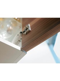 Resim Blum Clip Top Düz Blumotion Kalın Profil Kapak Menteşesi 71B9550 + 173L6100 