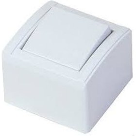 Resim Far Sıva Üstü Anahtar Topraklı Priz Komitatör Sıva Üstü Anahtar 