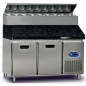 Resim Dampak Pizza Hazırlık Buzdolabı Yüksek Model Tek Kapılı196 Litre 100 X 70 X 133 Cm 