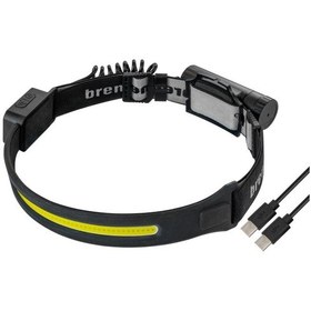 Resim Brennenstuhl Luxpremium Şarjlı Led Gece/gündüz Sensörlü 500 Lümen Ip44 Lisanslı Ayarlanabilir Kafa Lambası Siyah 