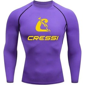 Resim Snapbuy Erkekler Uv Koruma Rashguard Kısa Kollu Mayo - Sörf, Dalış Ve Yüzme İçin Denizanası Önleyicihaki Haki 