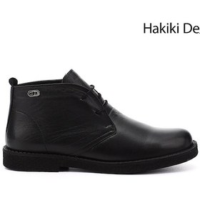 Resim Gönderi R Siyah Oxford Kalıp Kauçuk Taban Hakiki Deri Bot Siyah 