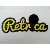 Resim Aksesuar Retrica Sticker 11,5cmx4cm (2adet Fiyatı) Retrica Yazısı - Retrica Etiketi 