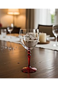 Resim Paşabahçe Yaprak Dekor Soğuk Kesme Ayaklı Kahve Yanı Bardak Renkli El İşçiliği Özel Sunum 1 Adet Diğer 